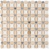 PIX281 Cream marfil, Thassos, Athens grey из мрамора полированная 32x32 336х336x8