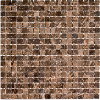 PIX304 Dark Emperador полированная 15x15 305х305x4
