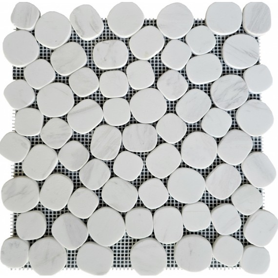 Мозаика PIX310 Volakas White матовая 300х300x6