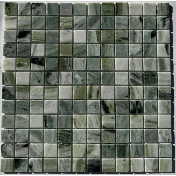 Мозаика PIX314 Jet Green полированная 23x23 305х305х4