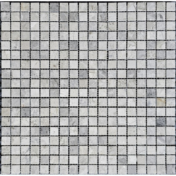 Мозаика PIX328 Tundra Grey Полированная 15х15 305х305х4