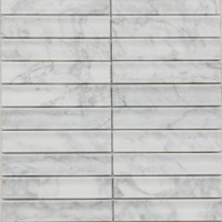 PIX341 Bianco Carrara, Concave матовая 30х151 305х318х12