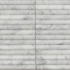 PIX342 Bianco Carrara, Convex матовая 20х151 300х305х12