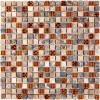 PIX720 Мозаика из мрамора и стекла 15x15 300х300x8