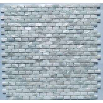 PIX768 из натурального перламутра Super White 10*20 290х300х2