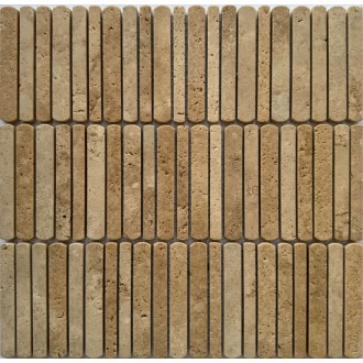 PIX 358 Yellow Travertine Полированная 10/12/15*100 300х305x8