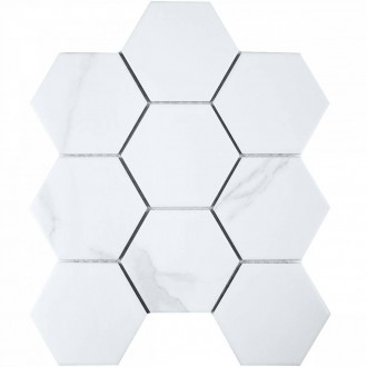 PMFQ82223 Hexagon big Carrara Matt 25.6х29.5х6