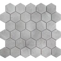 PMMT82457 Hexagon small Marble Grey Matt 26.5х27.8