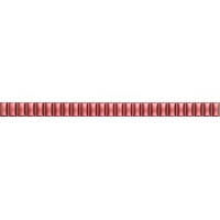 POE003 Плитка Карандаш бисер красный 20*1,35
