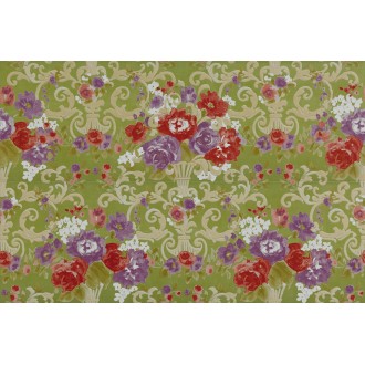 PR D VE FIORI 65X97,7 FIORITURA SU VERDE