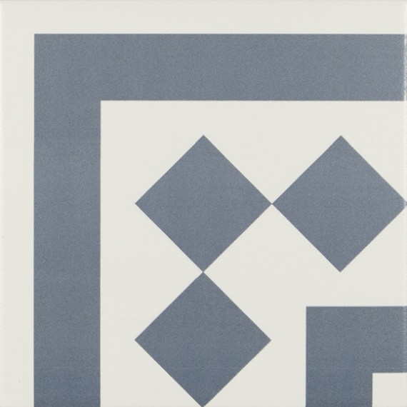 Керамическая плитка PT02105 Плитка ANTIGUA AZUL 001 ESQUINA 20x20