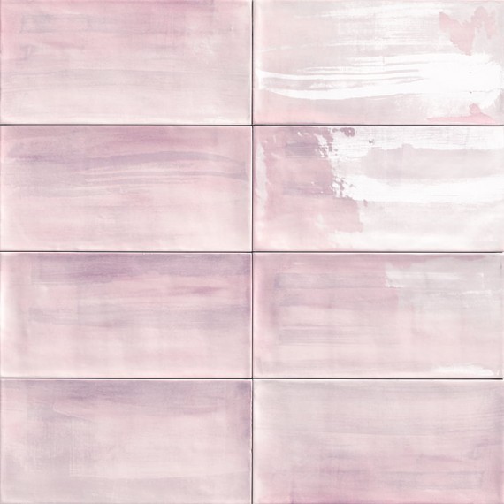 Керамическая плитка PT02914 Aquarel Pink 15x30