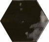 PT03127 Плитка Hex Nero Graphito Glossy 15x17,3