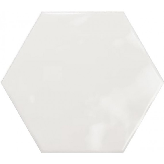Керамическая плитка PT03134 Плитка Hex White Glossy 15x17,3