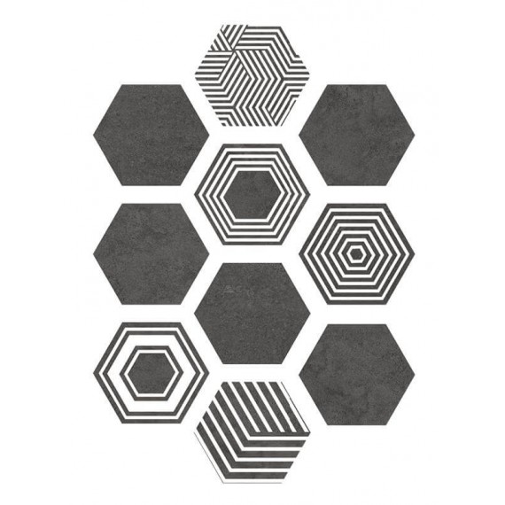 Керамогранит Pier17 Hexa Zinc 23,2x26,7