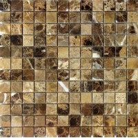 Pietrine Emperador Dark POL 2.3x2.3 29.8x29.8
