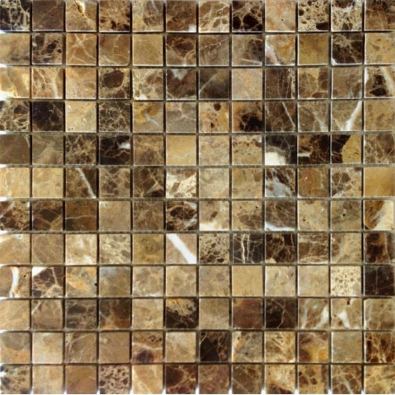 Мозаика Pietrine Emperador Dark POL 2.3x2.3 29.8x29.8