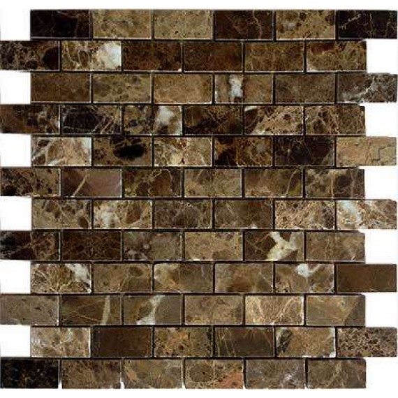 Мозаика Pietrine Emperador Dark POL 2.3x4.8 29.8x29.8
