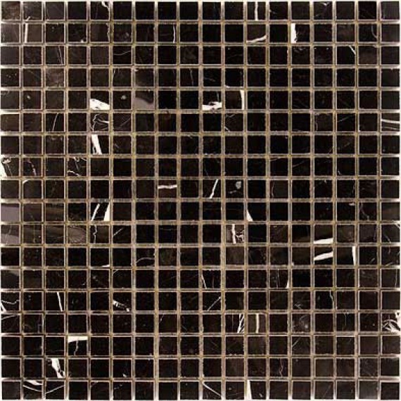 Мозаика Pietrine Nero Oriente POL 15x15x4 30.5x30.5