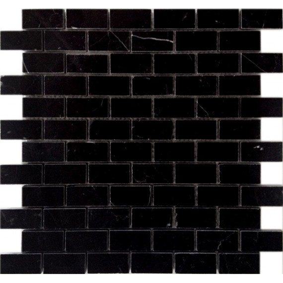 Мозаика Pietrine Nero Oriente POL 23x48x4 29.8x29.8