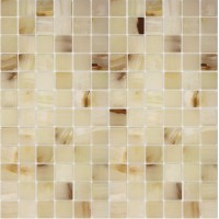 Pietrine Onice Jade Bianco POL 2.3x2.3 29.8x29.8