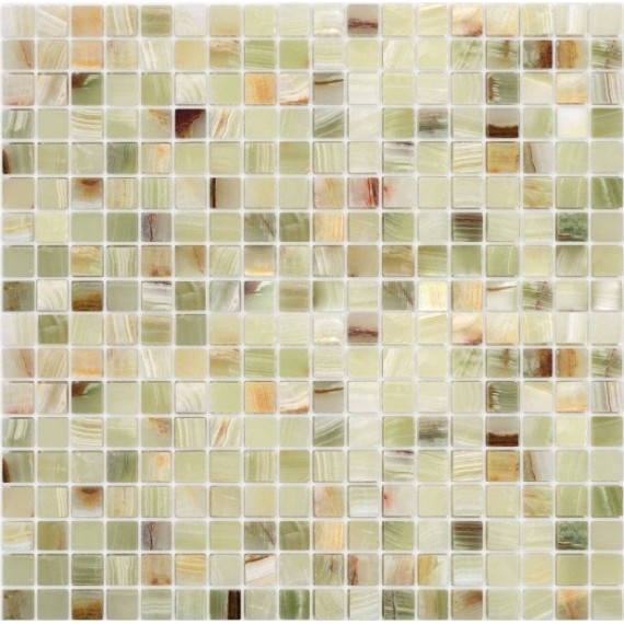 Мозаика Pietrine Onice Jade Verde POL 1.5x1.5 30.5x30.5