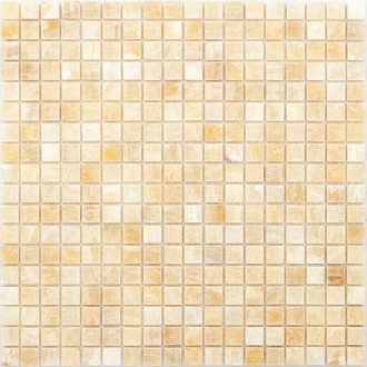 Pietrine Onice beige POL 1.5x1.5 30.5x30.5