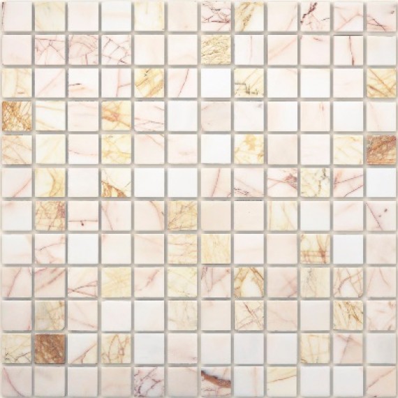 Мозаика Pietrine Ragno rosso POL 2.3x2.3 29.8x29.8