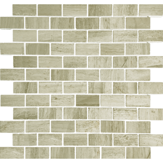 Мозаика Pietrine Travertino Silver POL 2.3x4.8 29.8x29.8