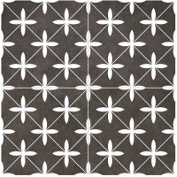 Poole Black Pre-cut Satin 45х45