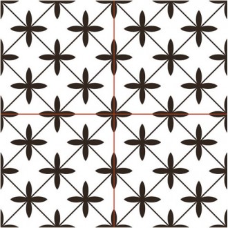 Poole White Pre-cut Satin 45х45