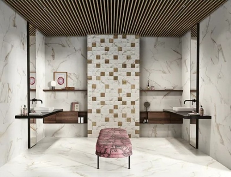 Precious Gold Love Ceramic Tiles