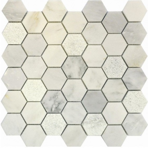 Мозаика QS-Hex003-3f-48P/10 30,5*30,5