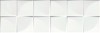 Quadra White Glossy Rett 25x75