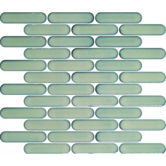 Мозаика R-343 керамика глянцевая (2,3*9,8) 30*30