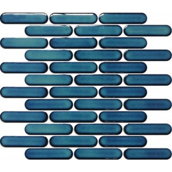 Мозаика R-344 керамика глянцевая (2,3*9,8) 30*30