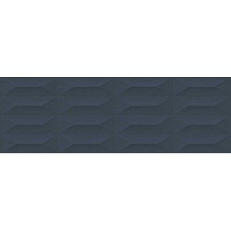 R703 Плитка Tempera Blu Struttura Trape 3D 30x90