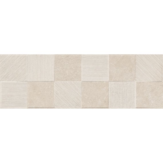 Керамическая плитка R8HU Eterna Blanco Struttura Quadro 3D rett. 30x90