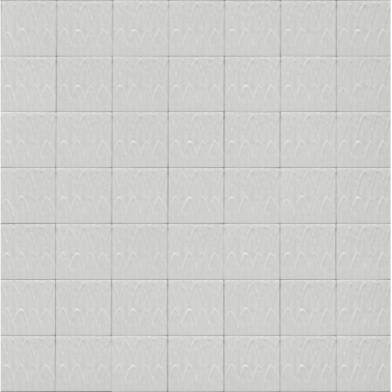 Керамогранит R9RD Struttura Foglia Bianco 3D 15x15