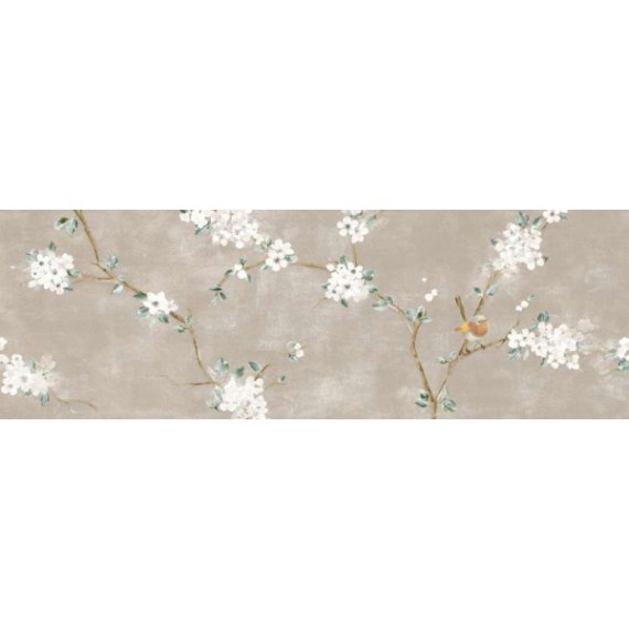Керамическая плитка RA2C Mixed Rosa Decoro Fiori di Pesco B Rett. 40x120
