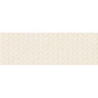 RA6L Плитка Vida Struttura Foglia 3D Beige Rett 30x90