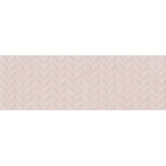 RA6M Плитка Vida Struttura Foglia 3D Rosa Rett 30x90