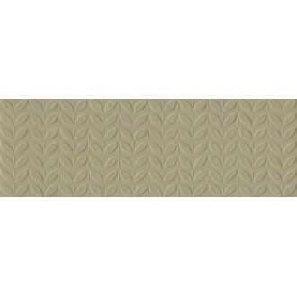 RA6N Плитка Vida Struttura Foglia 3D Verde Rett 30x90