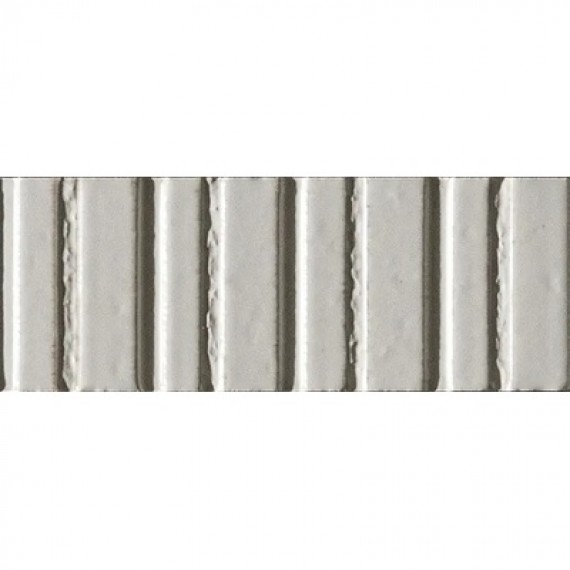 Керамогранит RAEL Керамогранит Glace Struttura 3D Raye Bianco Glossy 7,5x20