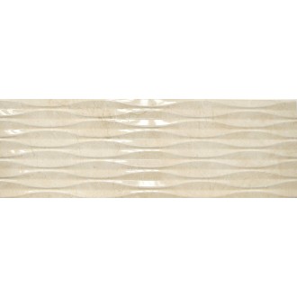 RELIEVE SIGMA CREMA MARFIL BRILLO RECT. 30x90