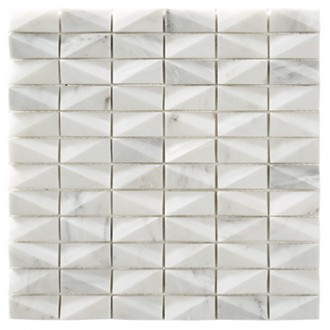 RO03MS409 Mosaico Net White 30x30