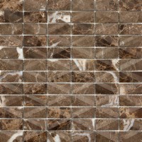 RO03MS436 Mosaico Net Emperador 30x30