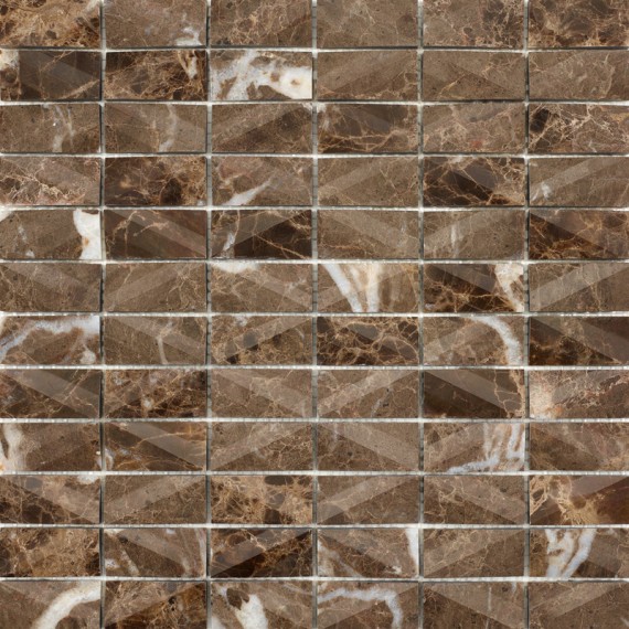 Мозаика RO03MS436 Mosaico Net Emperador 30x30
