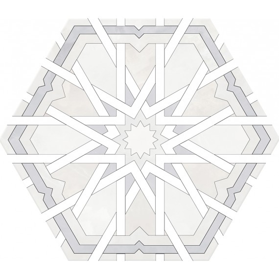 Керамогранит Radiant White 20x24