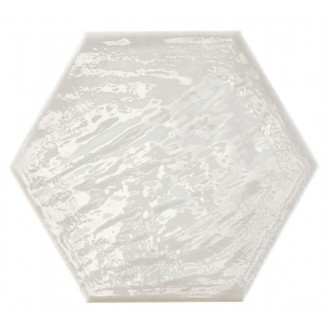 Rain Bianco Hex 19.8x22.8